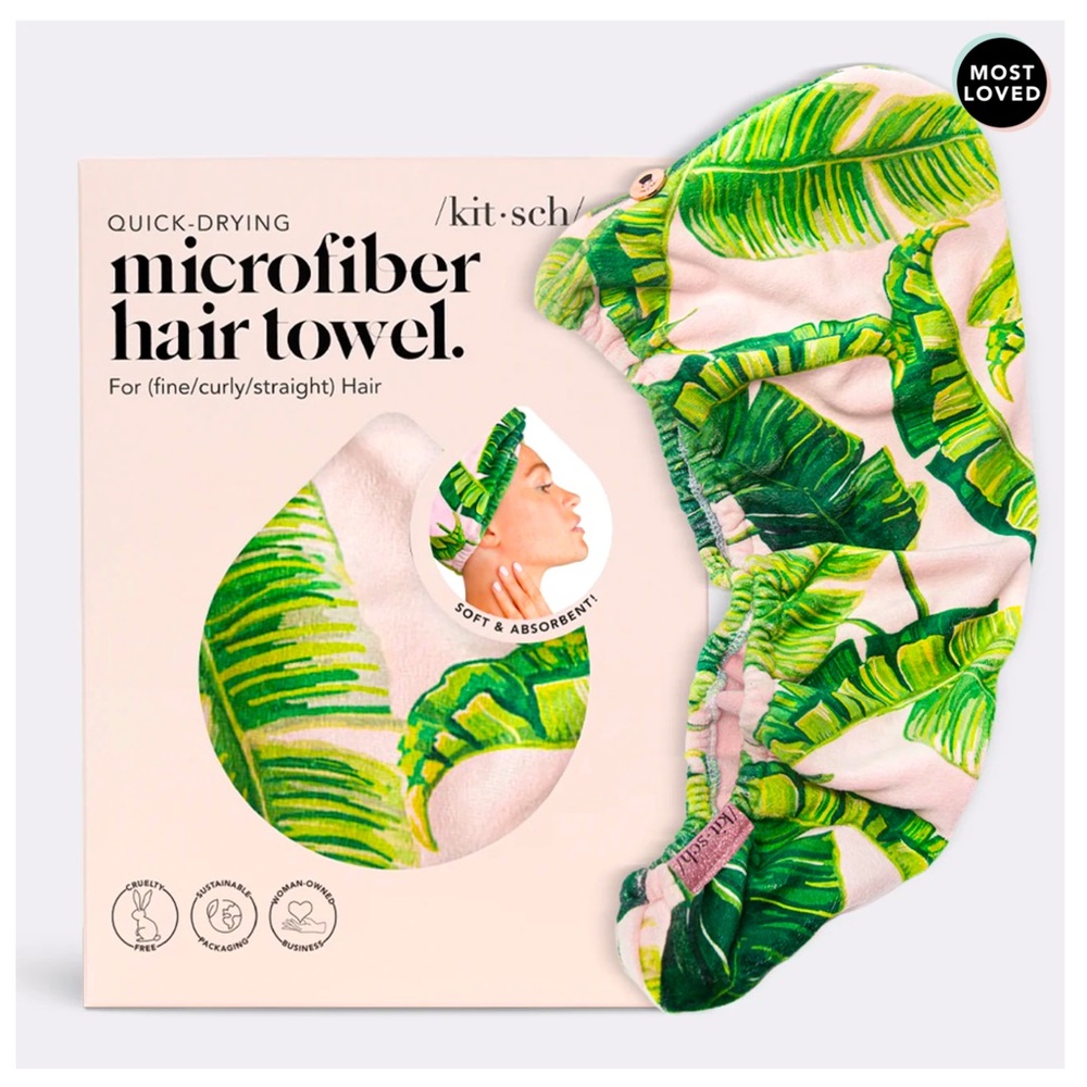 kit.sch microfiber hair towel